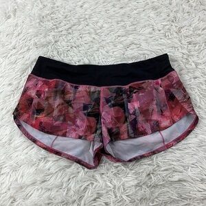 Lululemon Speed Up Short *2.5" Sun Dazed Multi Pink / Super Dark